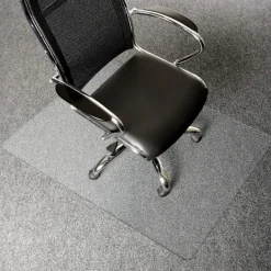 Kontorsmöbler>Polykarbonat kontorsstol ‎Rektangulär matta för låg till medelhög luggmatta, 30 x 47 tum, klar