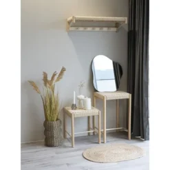 HOUSE NORDIC Pallar>Poplar pall med naturlig flätad sits Abano