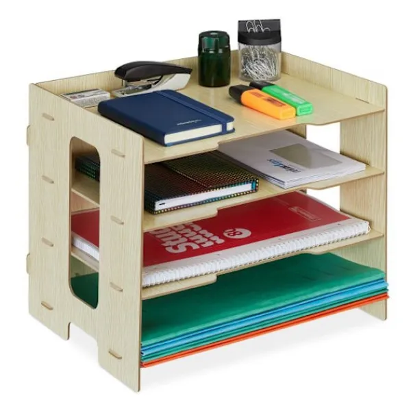 B2X Kontorsmöbler>Postlåda i MDF med 3 fack