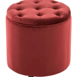 BellaFurn Sittpuffar>Pouffe med lagringsutrymme - fotpall - bekvämt sittande