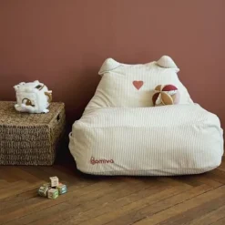 DOMIVA Sittsäckar>Puff - - Honungsmåne - Korduroy - Mjuk och fluffig - Kattöron