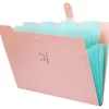 Kontorsmöbler>Pulverlackerad mapp med flikar för förvaring av A4-dokument