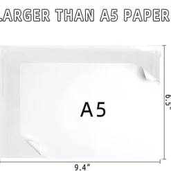 Kontorsmöbler>QU/A5 Plastfickor Transparenta - 24 Fack Polypropylen Dokumentmapp Gåva