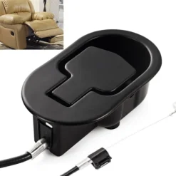 Xuigort Fåtöljer>Recliner reservdelar - Universell svart metallhandtag med kabel - passar Ashley och större reclinermärken Couch Style Pull Chair
