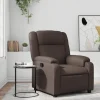 vidaXL Fåtöljer>Reclinerfåtölj brun konstläder