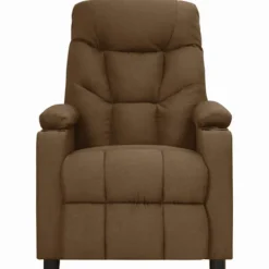 vidaXL Fåtöljer>Reclinerfåtölj brun tyg