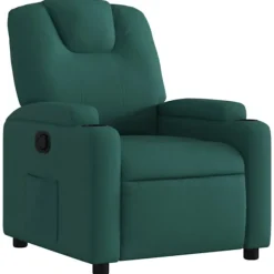 vidaXL Fåtöljer>Reclinerfåtölj mörkgrön tyg