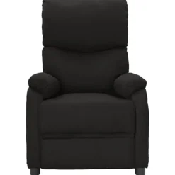 vidaXL Fåtöljer>Reclinerfåtölj svart tyg