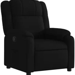vidaXL Fåtöljer>Reclinerfåtölj svart tyg