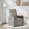 vidaXL Fåtöljer>Reclinerfåtölj taupe tyg