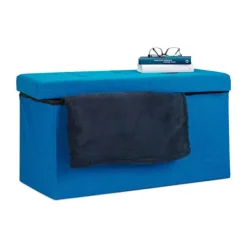 RELAXDAYS Sittpuffar>Fällbar förvaringspuff, fotpall Hxlxp: 38 x 76 x 38 cm,