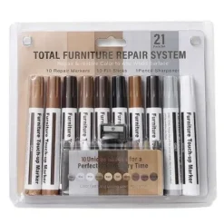 Byråer>Reparationspenna för Möbler - 21-Pack