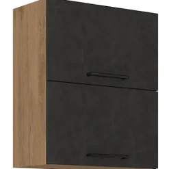 Skåp>ROCK högskåp - dekor melamin - 1 dörr - L60 x H72 cm