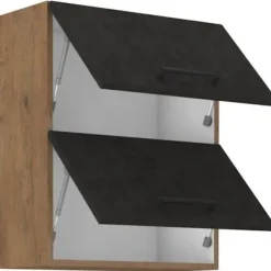 Skåp>ROCK högskåp - dekor melamin - 1 dörr - L60 x H72 cm