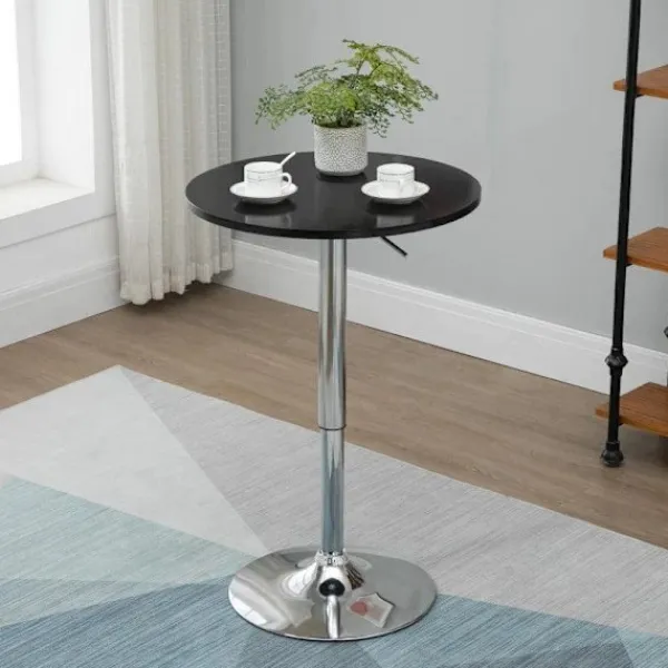 Rootz Living Småbord>Rootz Barbord - Modernt runt matbord - 360° vridbart bord - Bist