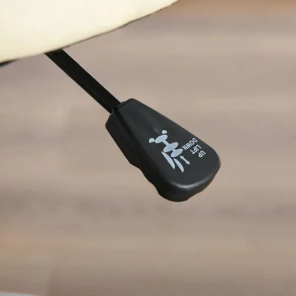 Rootz Living Stolar>Rootz Barpall - Barstol - Swivel Barstol - Arbetspall - Kontorspall - Höjdjusterbar - 360° vridbar - Med ryggstöd vadderat - Beige - 56 x 57 x 104-127 | Fyndiq