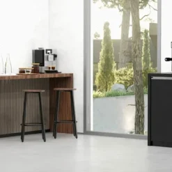 Rootz Living Stolar>Rootz Barstolar - Set med 2 köksfrukostpallar - Robust stålstomme - Industriella långa barstolar - 65 cm hög sits - Fotstöd - Rustik brun - 42 x 42 x | Fyndiq