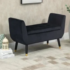 Rootz Living Sittpuffar>Rootz Bänk - Lyxbänk - Bänk - 107 cm x 42 cm x 65 cm