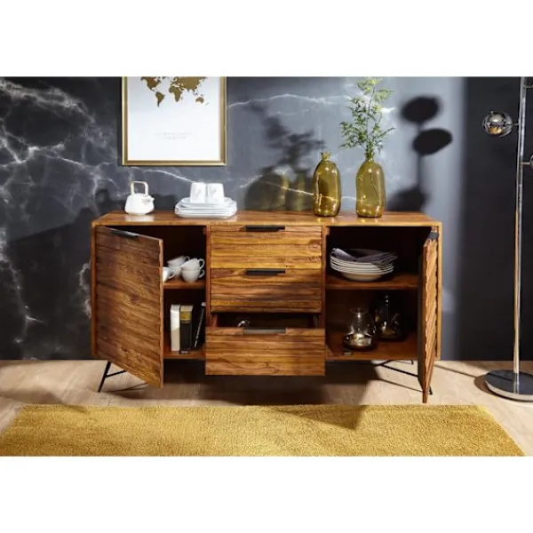 Rootz Living Sideboards>Rootz Design Skänk 160x40x88 cm Sheesham Solid Wood - Kommod med