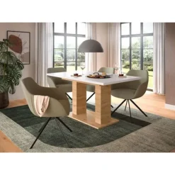 Rootz Living Matgrupper>Rootz Extendable Dining Table - Expandable Table - Dining Furniture - Easily Adjustable - 150-190x76x80 cm