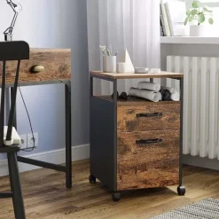 Rootz Living Kontorsmöbler>Rootz Ladeblok Industrial - Lådblock - Rullbehållare med lås - 2