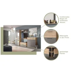 Rootz Living Sideboards>Rootz Mason Bench Garderob - Shoe Rack Bench - Entryway Organizer - 90 cm x 51 cm x 37 cm