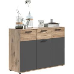 Rootz Living Sideboards>Rootz Mason Chest of Drawers - Wood Cabinet - Sideboard - Highboard - Rymlig förvaring - 120 cm x 87 cm x 40 cm