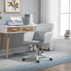 Rootz Living Kontorsmöbler>Rootz Massage Kontorsstol - Kontorsstol - Stol - Höjdjusterbar - Grå - 55 cm x 65 cm x 89 cm