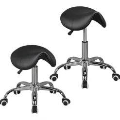 Rootz Living Pallar>Rootz pall Svart Pall för frisörer höj- och sänkbar Pall för fri