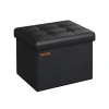 Rootz Living Sittpuffar>Rootz Seat Chest - Förvaring Ottoman - Fotpall - Multifunktionell - 31cm x 41cm x 31cm - Snygg design - PU/MDF/Foam - 2,1kg