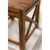 Rootz Living Pallar>Rootz set med 2 sidobord i massivt trä sheesham vardagsrumsbord design mörkbrunt soffbord i lantlig stil