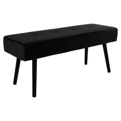 Rootz Living Balkongmöbler>Rootz Skiby Bench - Footrest - Extra sittplatser - Velvet Comfort - 100x35x44 cm