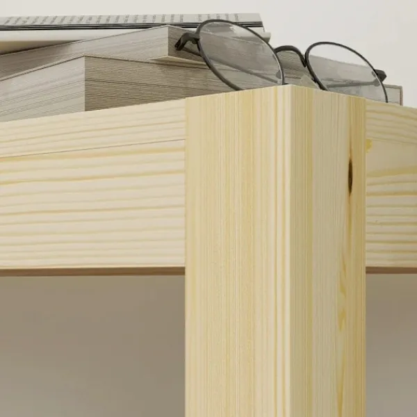 Rootz Living Balkongmöbler>Rootz stoppade bänkar - Träbänk - Köksbänk - Massivt trä - 3-sits bänk - Furu - Natur - 120 Cm X 33 Cm X 45 Cm