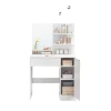 Rootz Living Sminkbord>Rootz toalettbordsset - Vanity Table - Beauty Desk - gott om förvaring - 80 cm x 40 cm x 132 cm