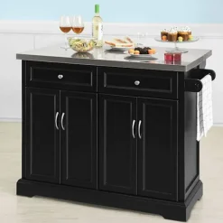 Rootz Living Köksö>Rootz Utdragbar Köksförvaringsvagn - Köksskåp - Skänk - Köksö