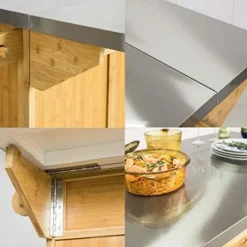 Rootz Living Köksö>Rootz Utdragbar Köksförvaringsvagn - Köksskåp - Skåp - Skänk Kök