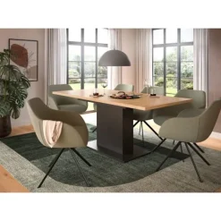 Rootz Living Matbord>Rootz utdragbart matbord - utbyggbart matbord - Justerbart bord - Hållbart, lätt att rengöra - 150-190 cm x 76 cm x 80 cm