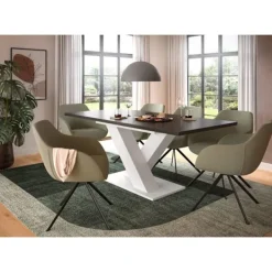 Rootz Living Matgrupper>Rootz utdragbart matbord - modernt matbord - utbyggbart bord - rymdbesparande - 150-190x76x80cm