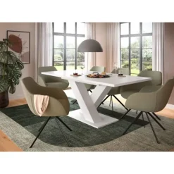 Rootz Living Matgrupper>Rootz utdragbart matbord - rymligt matbord - Justerbart bord - Hållbar och enkel rengöring - 150-190 x 76 x 80 cm