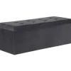 Rootz Living Kistor & Koffertar>Rootz Velvet Storage Pall - Ottoman - Fotstöd - 118L Kapacitet - Vikbar och bärbar - Lyxig sammetsfinish - 110 cm x 38 cm x 37,5 cm