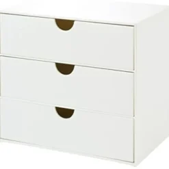 Kontorsmöbler>RUIYI 3-lådig organizer, kompakt set för kosmetika, hygienartiklar, badrum, sovsal, skrivbord