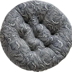 Sittsäckar>Rund kudde stol kudde sits Tatami restaurang soffa ryggstöd pall förtjockad golvkudde bomull linne 50X50cm