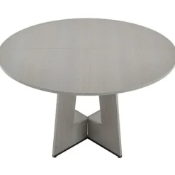 DUOKU Matbord>Rund Matbord - - 120 cm - Trä - 4 Platser - Rustik Cirkulärt Möbler