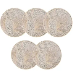 Matgrupper>Runda Underlägg Värme- Underlägg Halkfri Skyddsmatta för Matbord Kök Kaffe Te Varm Dryck Underlägg B