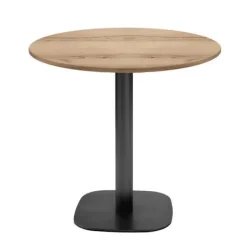 Matbord>Rundt bord - Ek delano - Ø 70 cm - Höjd 75 cm - Ytfinish trälook