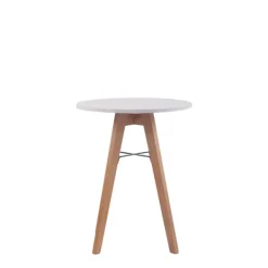 BellaFurn Matbord>Rundt köksbord - matbord - MDF -blad, golvvänliga mössor | Storlek: 60 cm