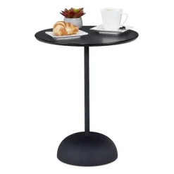 B2X Småbord>Runt sidobord i svart