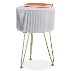 Northix Pallar>Sammetspall med guldben