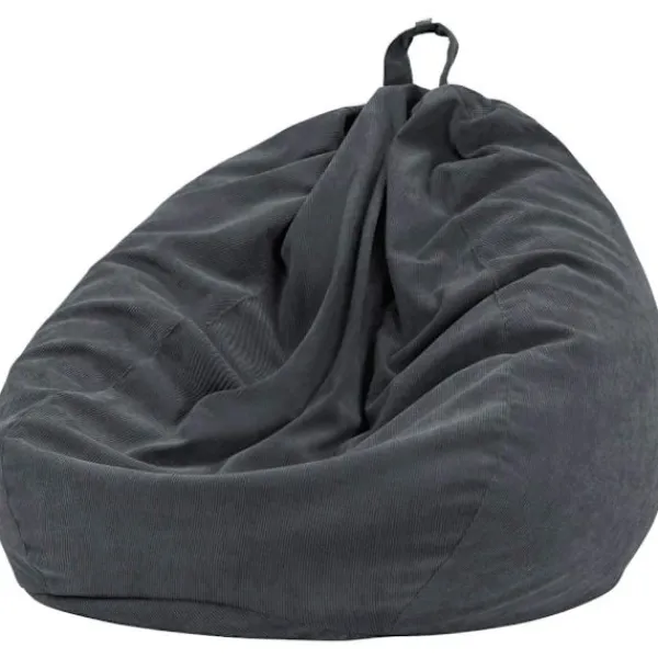 Sittsäckar>Säckstolshölje (utan fyllning) för barn och vuxna, Säckstol förvaring tvättbar mjuk premium Corduroy leksaker Säckstolshölje 80*90CM