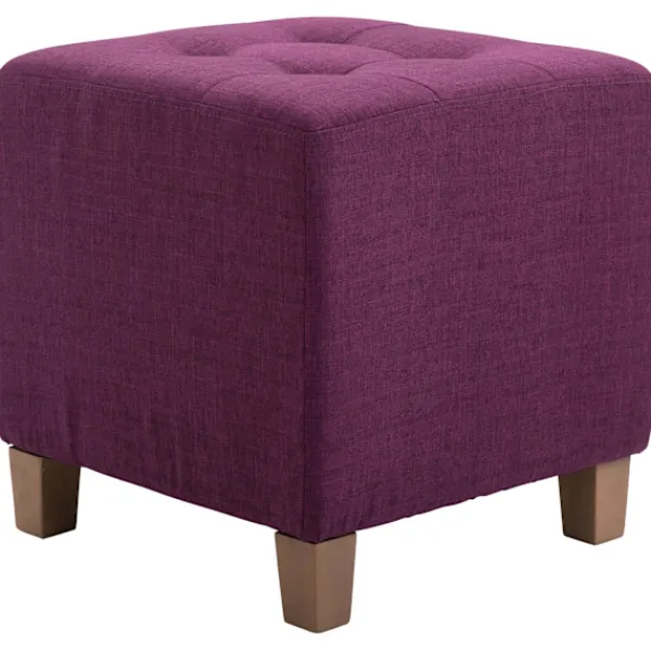 BellaFurn Sittpuffar>Seat Pall, Ottoman - Modern Elegant Design med hållbara dammbeläggningar, komfort och styrka Färg: Grönt